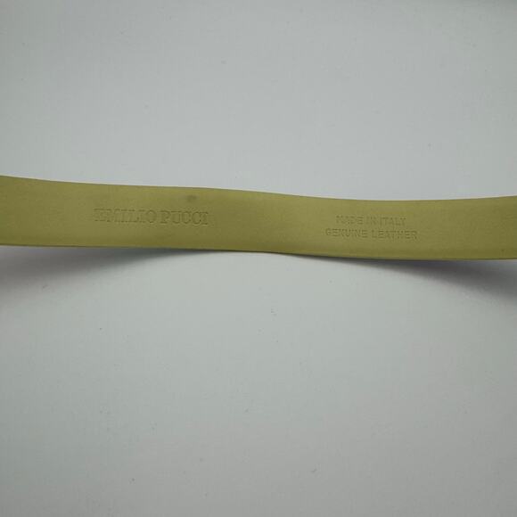 Emilio Pucci Patterned Leather Belt – Multicolor - Picture 6 of 14